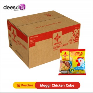 Maggi Chicken Cubes (100 Cubes x 16 pouches) carton